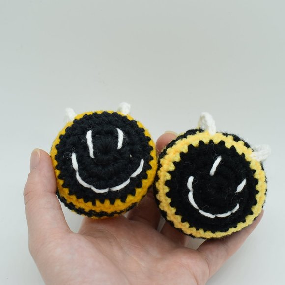 Handcrafted Crochet Happy Bumble bee plushies
